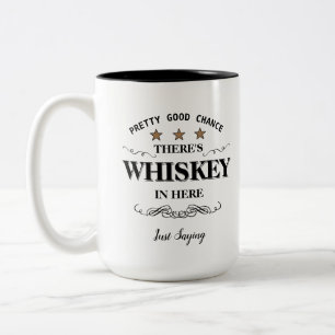 Café Em Dois Tons Caneca de uísque