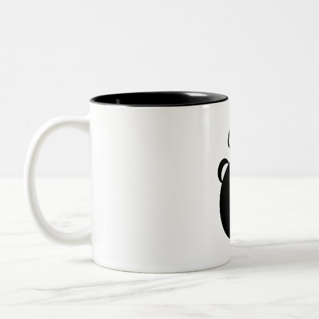 Café Em Dois Tons Caneca de Urso Cinzenta (Esquerda)