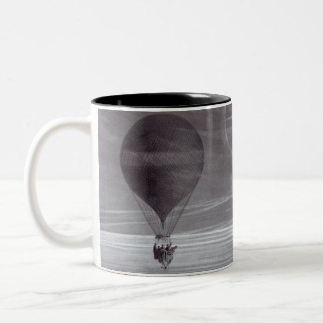 Café Em Dois Tons Caneca de voo de balão (Esquerda)