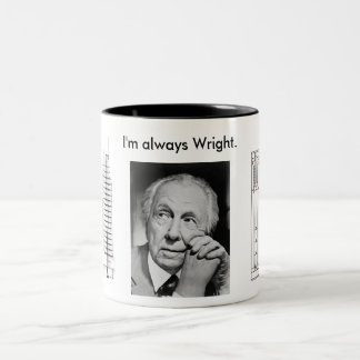 Café Em Dois Tons Caneca de Wright