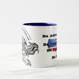 Café Em Dois Tons Caneca de WRWR EUA