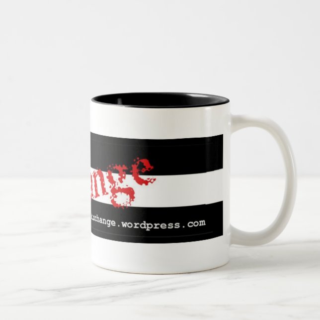 Café Em Dois Tons Caneca de XChange (Direita)