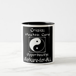 Café Em Dois Tons Caneca de Yin Yang
