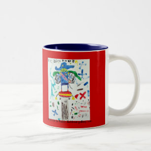 Café Em Dois Tons Caneca desproporcionado da barata do La de