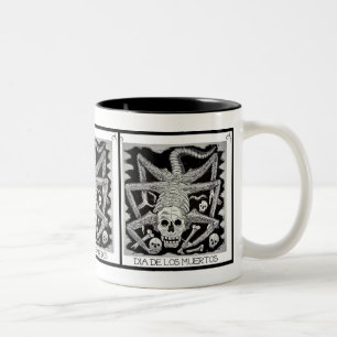 Café Em Dois Tons Caneca Dia De Los Muertos