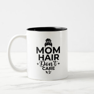 Café Em Dois Tons Caneca Divertida de Duas Cores 'Cuide o Cabelo'