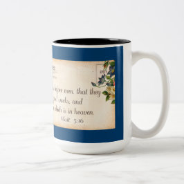 Café Em Dois Tons Caneca do 5:16 de Matthew