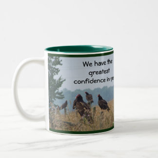Café Em Dois Tons Caneca do abutre de turquia