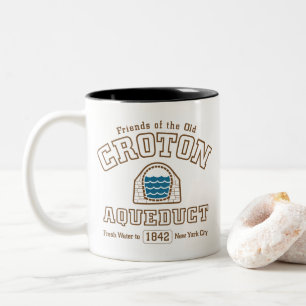 Café Em Dois Tons Caneca do Antigo Aqueduto de Croton
