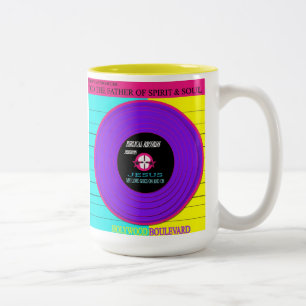 CAFÉ EM DOIS TONS CANECA DO BULEVAR DE HOLYWOOD