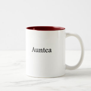 Café Em Dois Tons Caneca do chá de Auntea