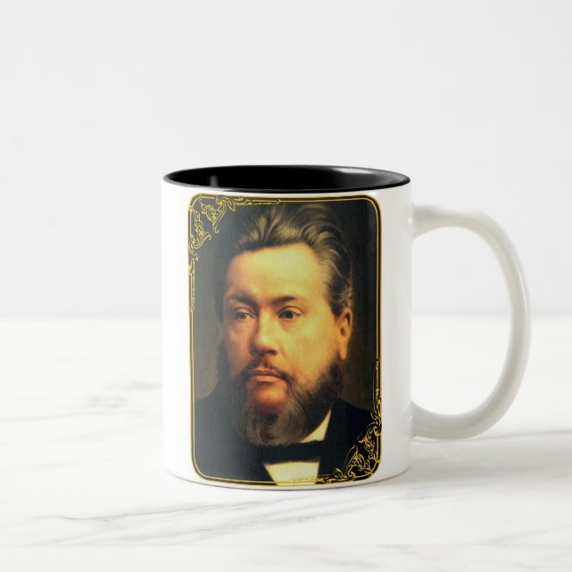 Café Em Dois Tons Caneca do clássico de Charles Spurgeon (Direita)
