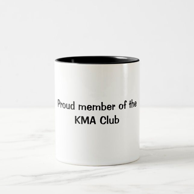 Café Em Dois Tons Caneca do clube de KMA (Centro)