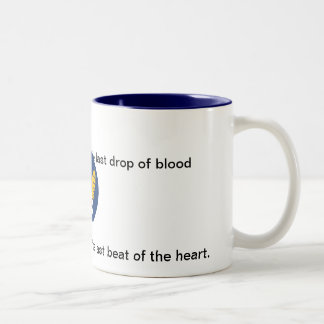Café Em Dois Tons Caneca do corpo de ar do exército com citações e