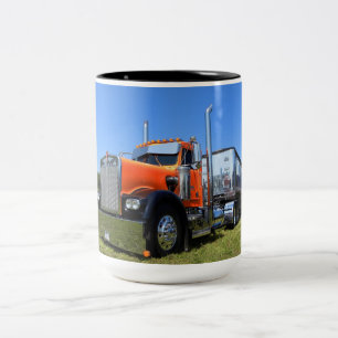 Café Em Dois Tons Caneca do descarregador de Kenworth W900A