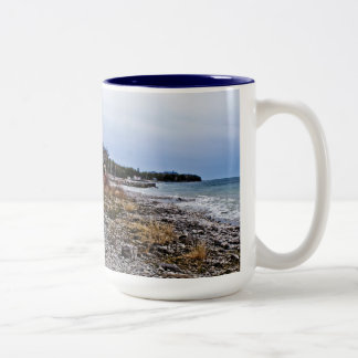 Café Em Dois Tons Caneca do Dois-Tom de Door County
