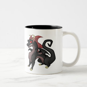 Café Em Dois Tons Caneca do dragão de Marduk
