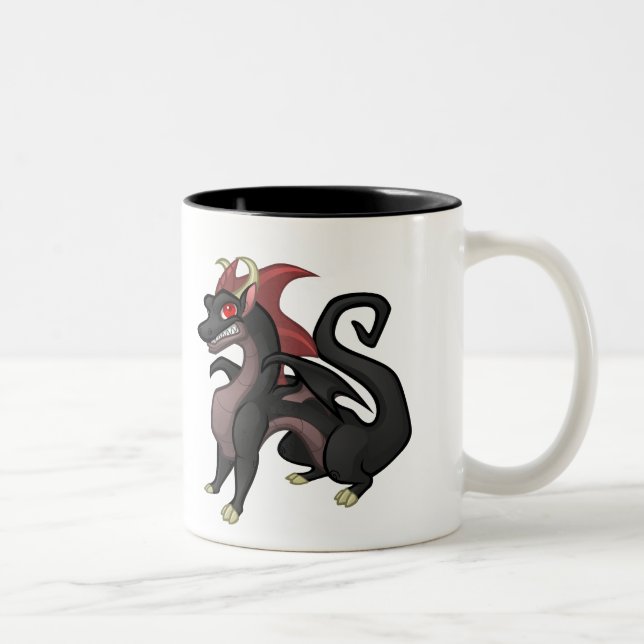 Café Em Dois Tons Caneca do dragão de Marduk (Direita)