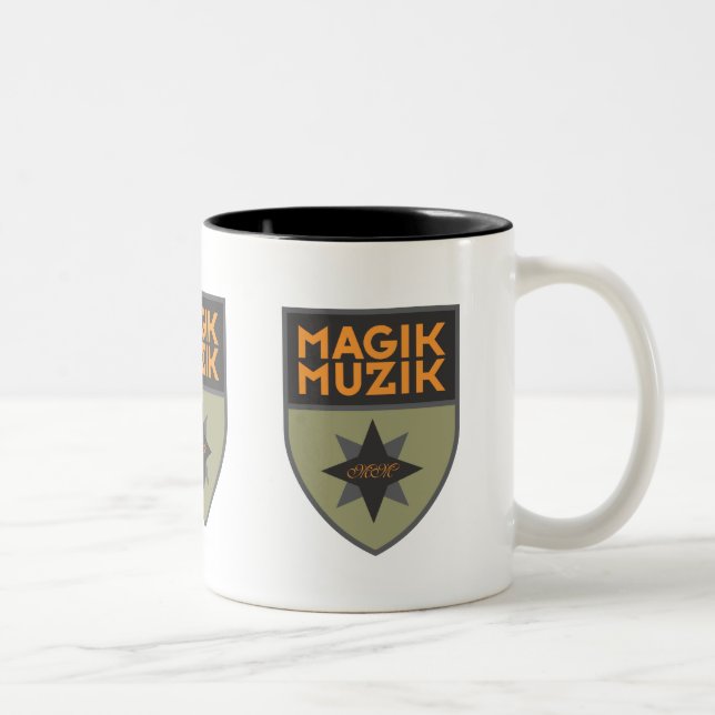 Café Em Dois Tons Caneca do "exército" de Magik Muzik (Direita)