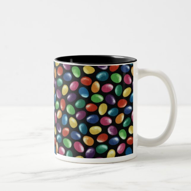 Café Em Dois Tons Caneca do feijão de geléia (Direita)