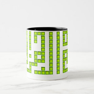 Café Em Dois Tons Caneca do fosco de Bismillah