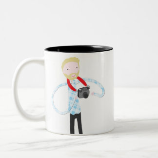 Café Em Dois Tons Caneca do fotógrafo pela lixívia de Alex