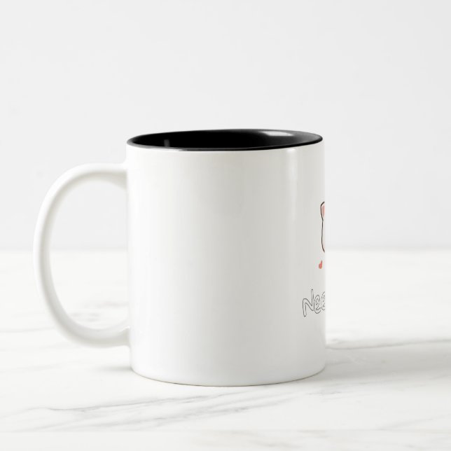 Café Em Dois Tons Caneca do Gato Sonolento – Preciso de Mais Sonecas (Esquerda)