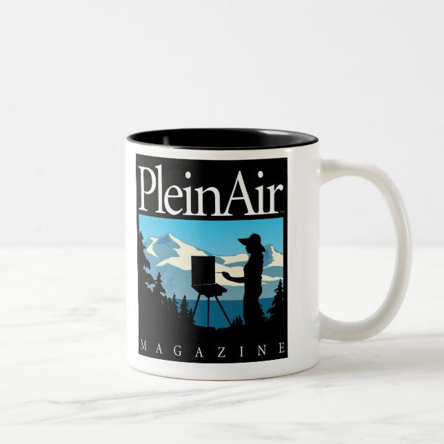 Café Em Dois Tons Caneca do ícone do compartimento de PleinAir (Direita)