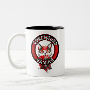 Café Em Dois Tons Caneca do jogo de Gorehound