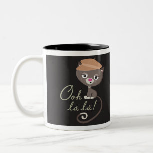 Café Em Dois Tons Caneca do la do la de Ooh
