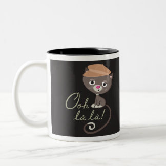 Café Em Dois Tons Caneca do la do la de Ooh