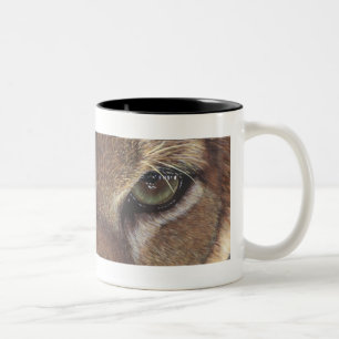 Café Em Dois Tons Caneca do leão de montanha do puma