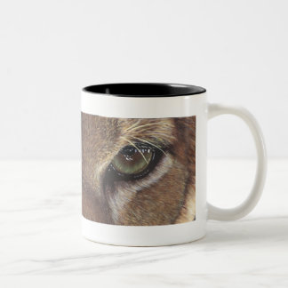 Café Em Dois Tons Caneca do leão de montanha do puma