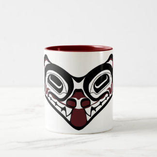 Café Em Dois Tons Caneca do lobo 15oz de DNW