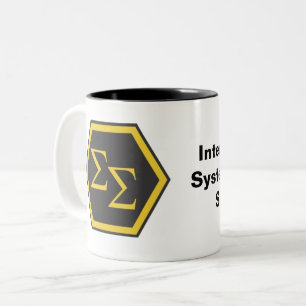 Café Em Dois Tons Caneca do logotipo de ISSS