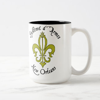 Café Em Dois Tons Caneca do logotipo do Dois-Tom B&G de SDA NOLA