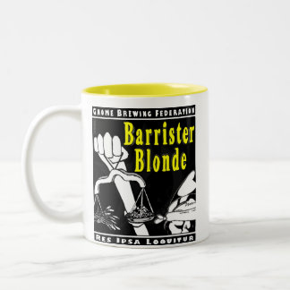 Café Em Dois Tons Caneca do louro do advogado de GBF