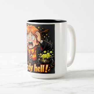 Café Em Dois Tons Caneca do Mago da Comédia para Amantes de Fantasia