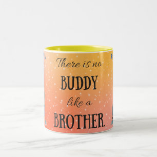 Café Em Dois Tons Caneca do Melhor Irmão com Mensagem de Amor Sincer