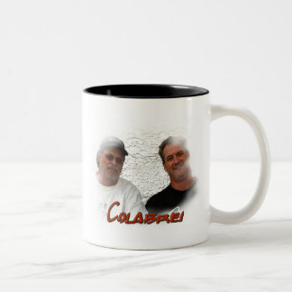 Café Em Dois Tons Caneca do membro de Colabrei