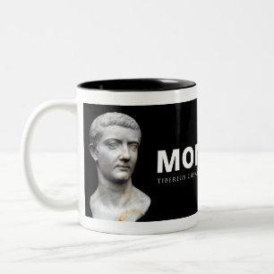 Café Em Dois Tons Caneca do menino de Tiberius Caesar Momma