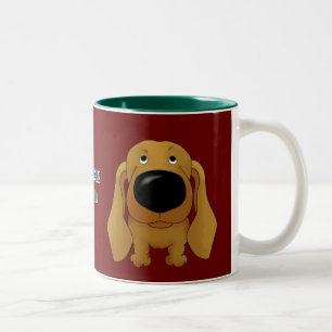 Café Em Dois Tons Caneca do pai de Doxie