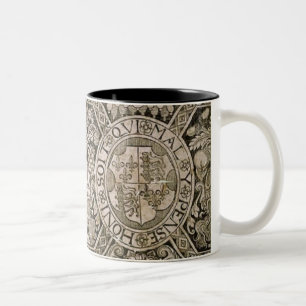 Café Em Dois Tons Caneca do papel de parede de Tudor