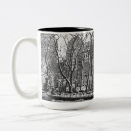 Café Em Dois Tons Caneca do parque de Bryant