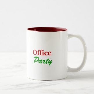 Café Em Dois Tons Caneca do partido de escritório