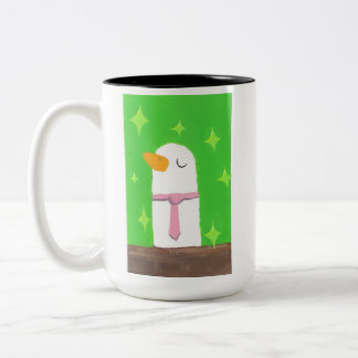 Café Em Dois Tons Caneca do Pato de Negócios Boba para Presente Dive