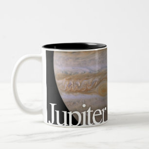 Café Em Dois Tons Caneca do planeta de LITD: Jupiter