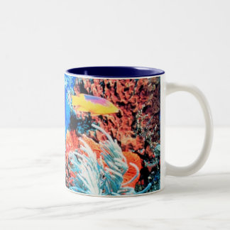 Café Em Dois Tons Caneca do recife de corais