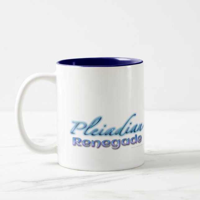 Café Em Dois Tons Caneca do renegado de Pleiadian (Esquerda)
