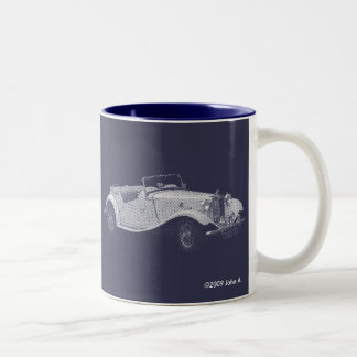 Café Em Dois Tons Caneca do Roadster da marca II de MG TD